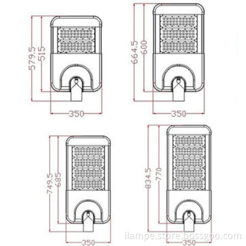 120W LED street light with newest design